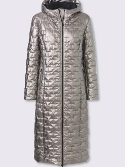 Manteau matelassé motif matelassé tendance