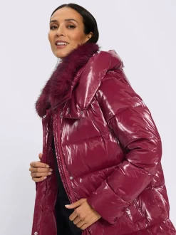 Manteau matelassé qualité brillante