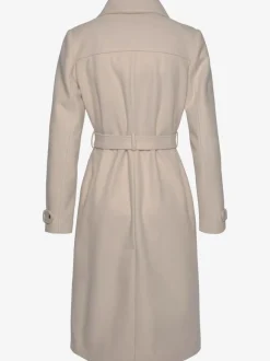 Manteaux à col à revers avec ceinture et poches