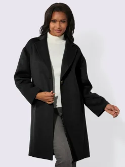 Manteaux courts avec col revers et larges manchettes