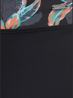 Mini-short de maillot de bain à motif floral en polyamide recyclé