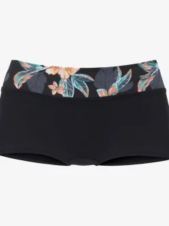 Mini-short de maillot de bain à motif floral en polyamide recyclé
