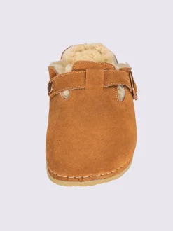Mules doublure agneau véritable