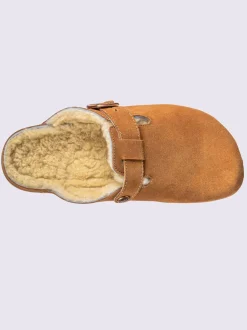 Mules doublure agneau véritable