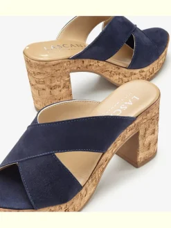 Mules en cuir fabriquées en italie