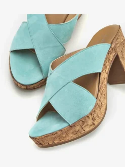 Mules en cuir fabriquées en italie