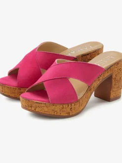 Mules en cuir fabriquées en italie