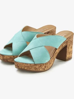 Mules en cuir fabriquées en italie