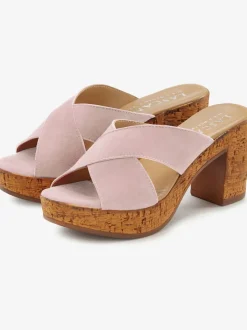 Mules en cuir fabriquées en italie