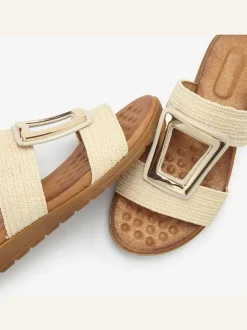 Mules estivales au superbe design en raphia