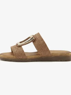 Mules estivales au superbe design en raphia