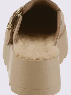 Mules matière synthétique
