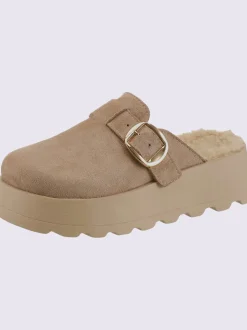 Mules matière synthétique