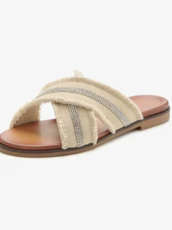 Mules orné de petits strass discrets et élégants