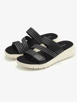 Mules talon légèrement compensé pour un confort optimal