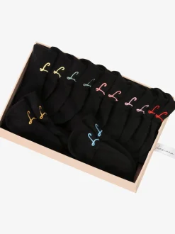 7 paires de socquettes dans un coffret cadeau coulissant