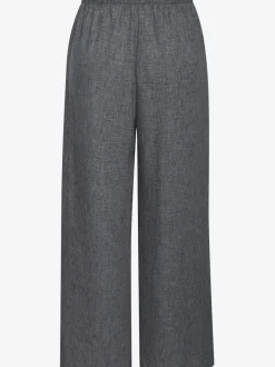 Pantalon ample avec ceinture et manches courtes en matière légère