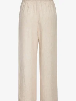 Pantalon ample avec ceinture et manches courtes en matière légère