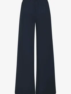 Pantalon ample doux avec pinces et poches latérales