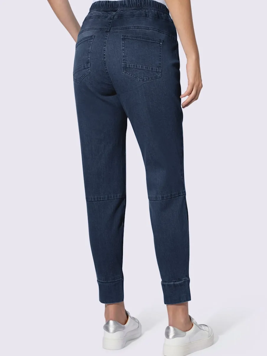 Pantalon 7/8 avec ceinture élastique et poches confortables