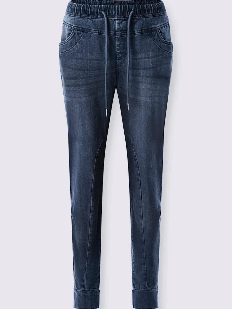 Pantalon 7/8 avec ceinture élastique et poches confortables