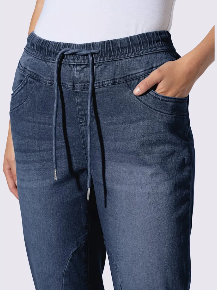 Pantalon 7/8 avec ceinture élastique et poches confortables