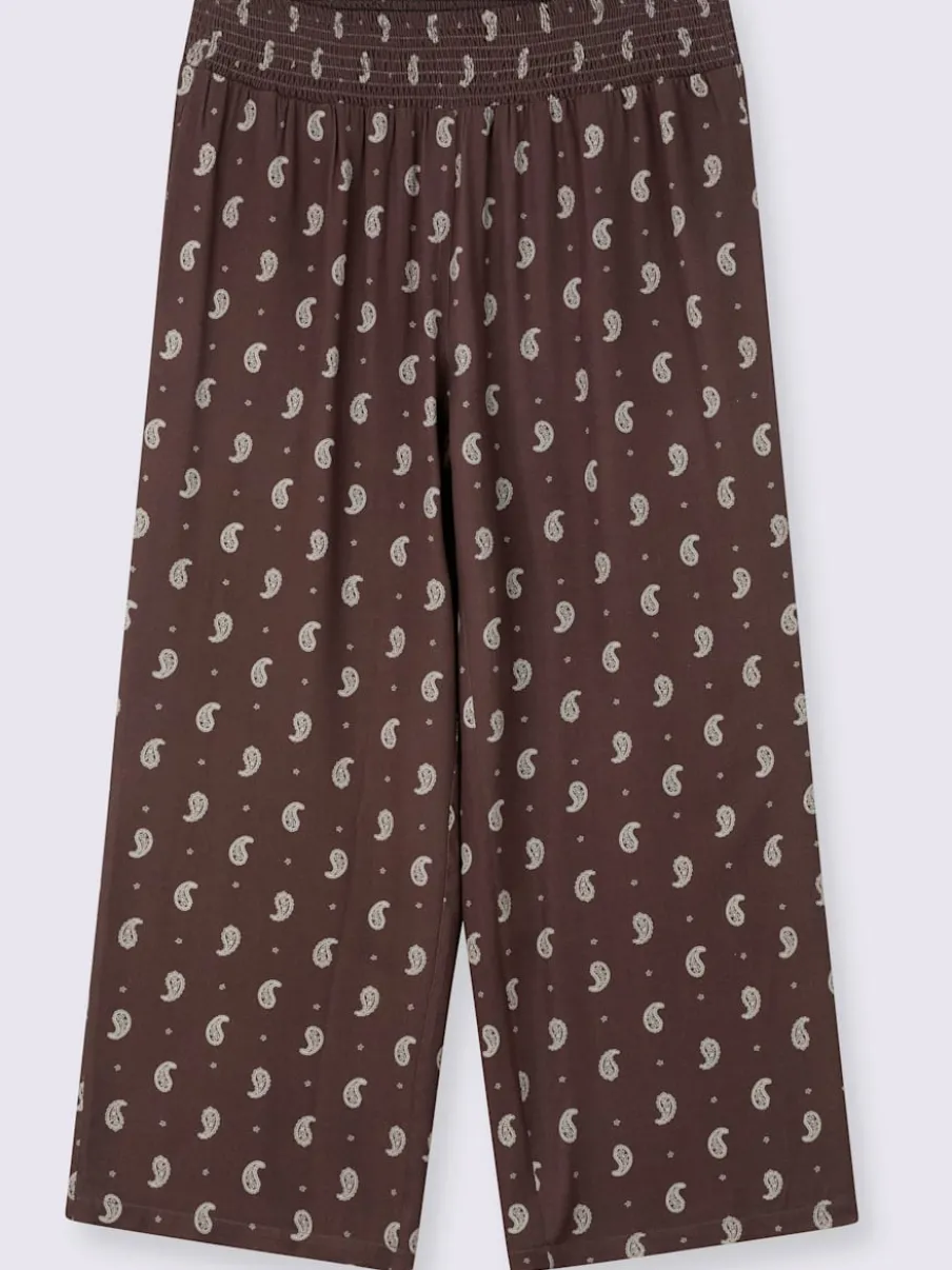 Pantalon avec motif paisley
