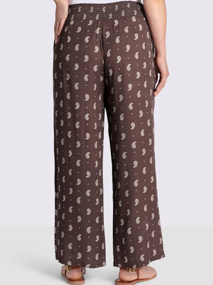 Pantalon avec motif paisley