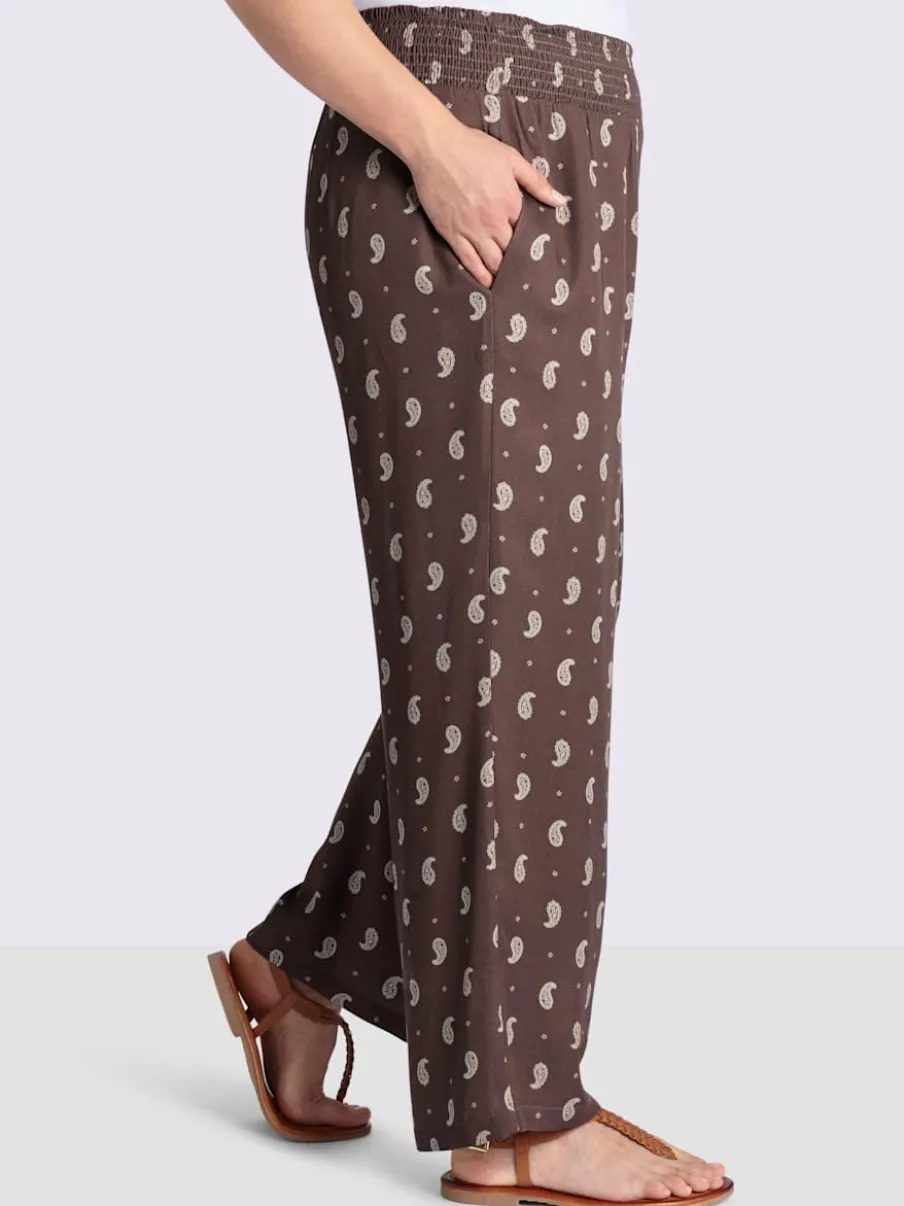 Pantalon avec motif paisley