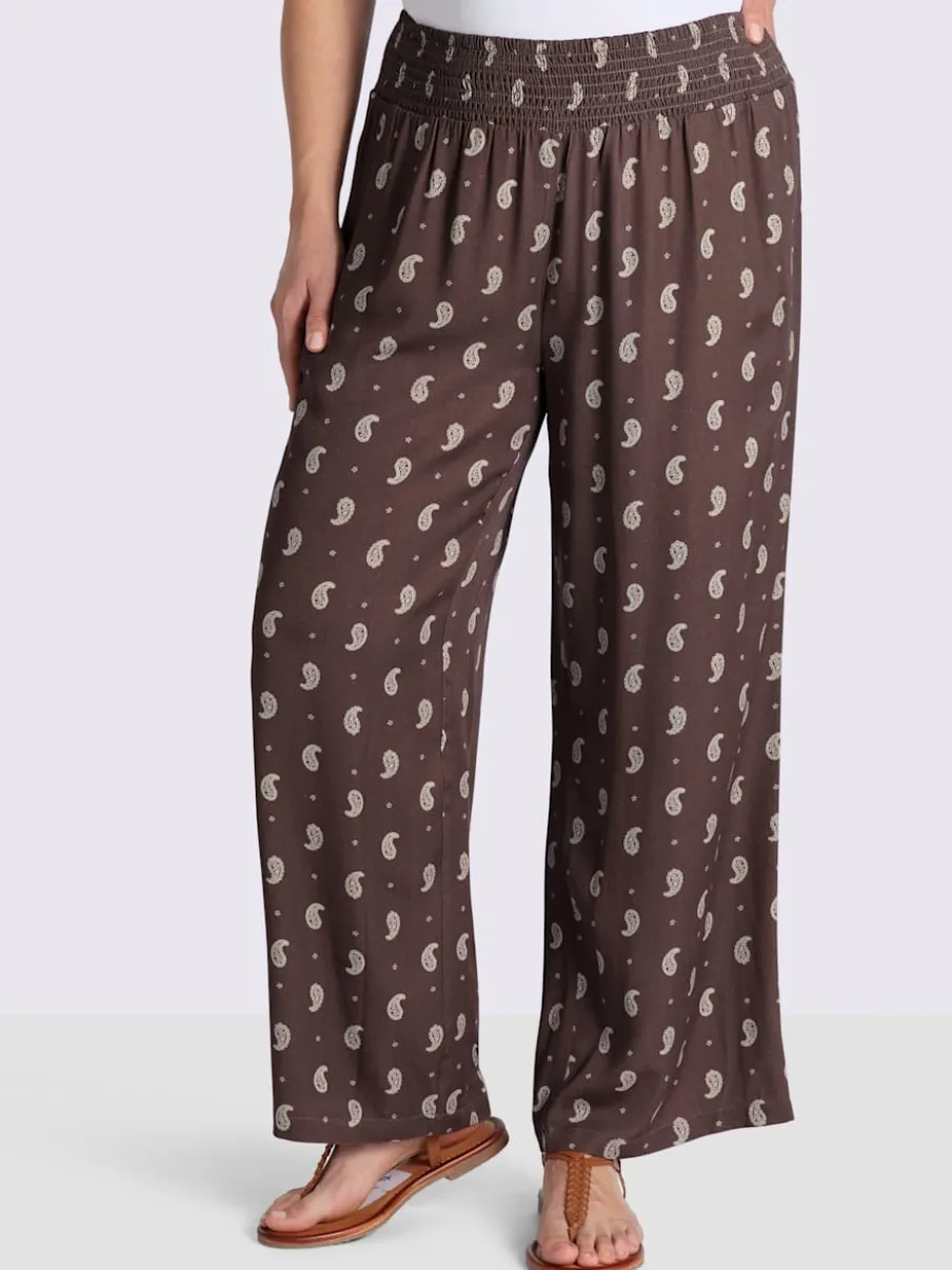 Pantalon avec motif paisley