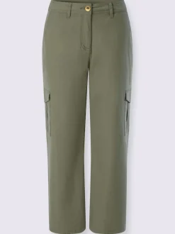 Pantalon 7/8 avec poches cargo et jambes larges