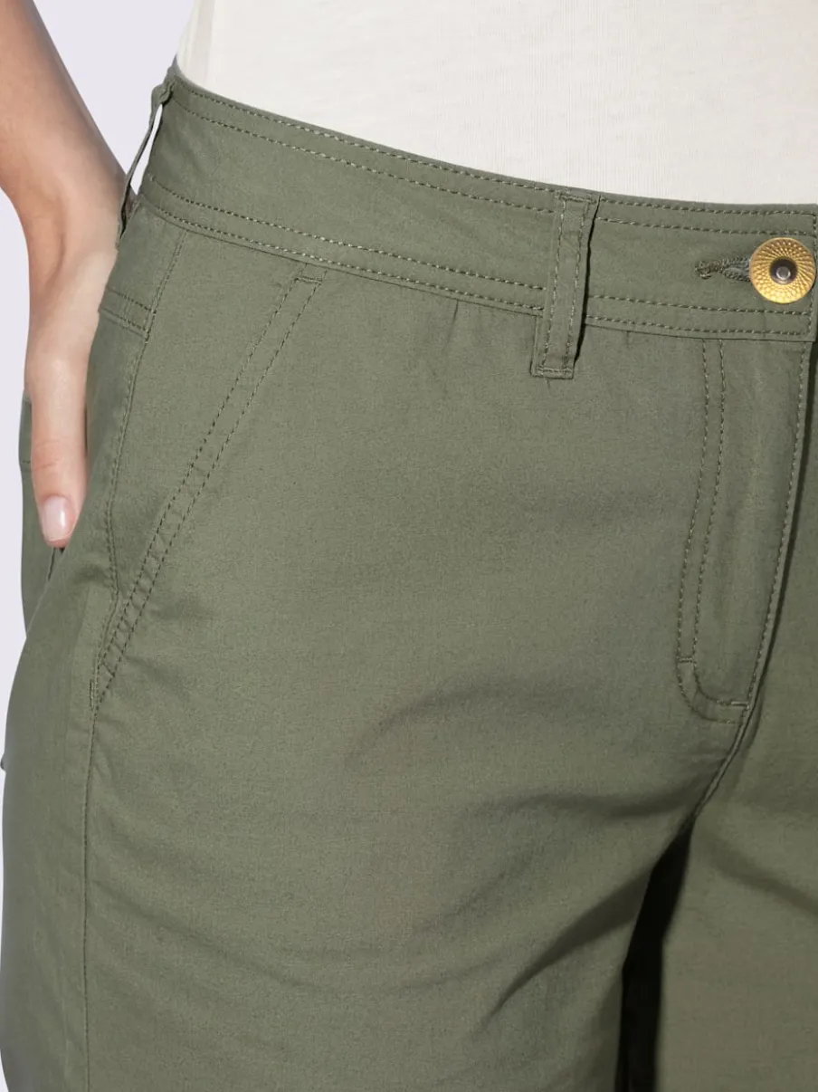Pantalon 7/8 avec poches cargo et jambes larges
