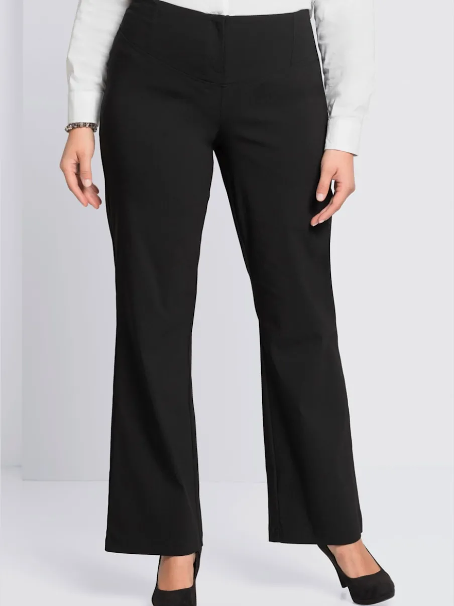 Pantalon bootcut effet moulant