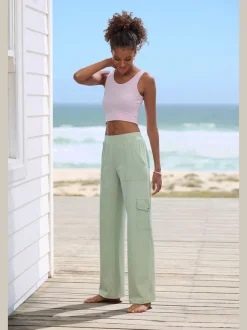 Pantalon cargo fluide avec poches pour un rangement pratique