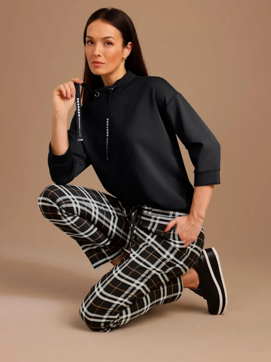 Pantalon à carreaux 35% laine