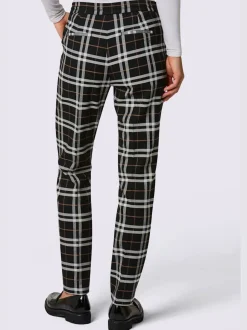 Pantalon à carreaux 35% laine