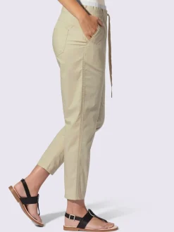 Pantalon 7/8 ceinture contrastante
