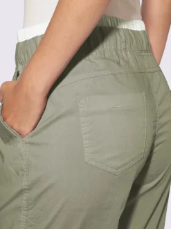 Pantalon 7/8 ceinture contrastante