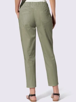 Pantalon 7/8 ceinture contrastante