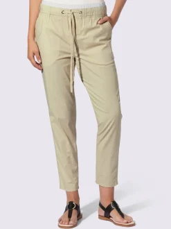 Pantalon 7/8 ceinture contrastante