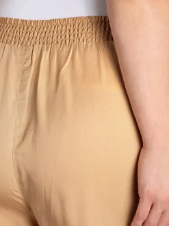 Pantalon ceinture élastique au dos