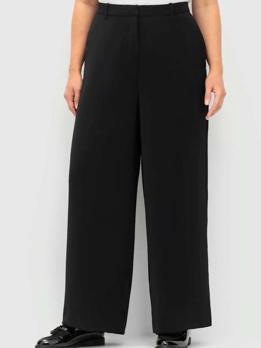 Pantalon ceinture élastique au dos