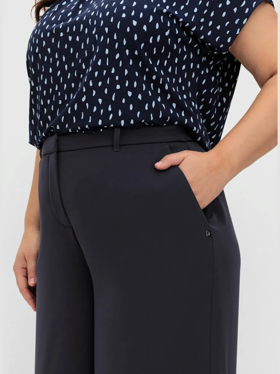Pantalon ceinture élastique au dos