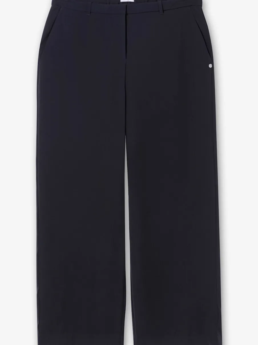 Pantalon ceinture élastique au dos