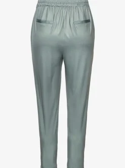 Pantalon ceinture élastique avec cordon et poches latérales fendues