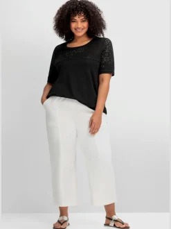 Pantalon 7/8 ceinture élastique confortable