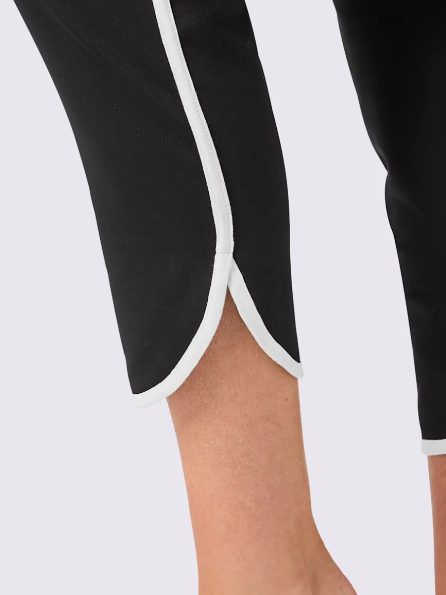 Pantalon à ceinture élastique en sweat avec poches latérales