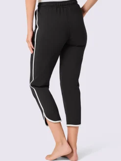 Pantalon à ceinture élastique en sweat avec poches latérales