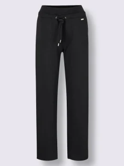 Pantalon à ceinture élastique interlock