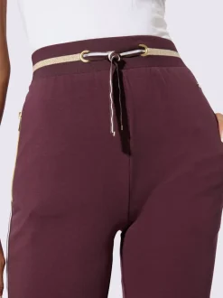 Pantalon à ceinture élastique matière sweat